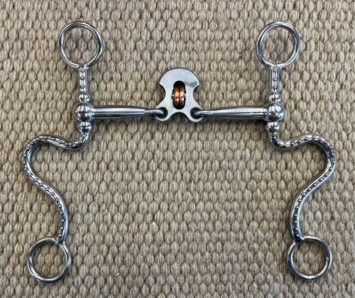 BIT - TB440 - Tom Balding Medium S Ballhinge Double Cross Stainless w/ Dots