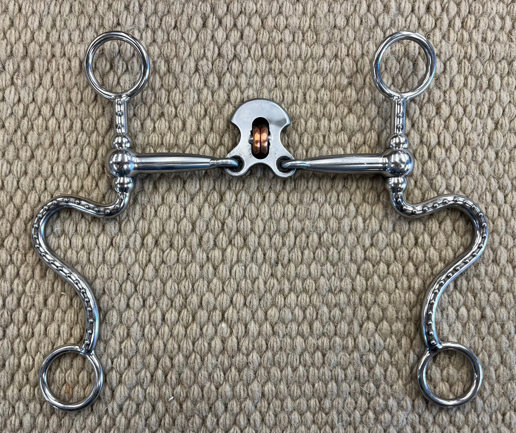 BIT - TB440 - Tom Balding Medium S Ballhinge Double Cross Stainless w/ Dots