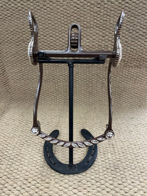 BIT - FR25 - Franco Narrow High Port w/ Roller and Silver Inlay