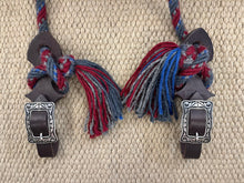 SR76-T3 Weavers 1/2" x 9 1/2 Single Rein W/Slobber Straps-100% Alpaca