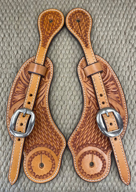 Spur Straps - SPS52 - Light Brown Men's Natural Full Combo Cross Over