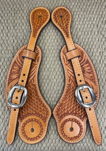 Spur Straps - SPS52 - Light Brown Men's Natural Full Combo Cross Over