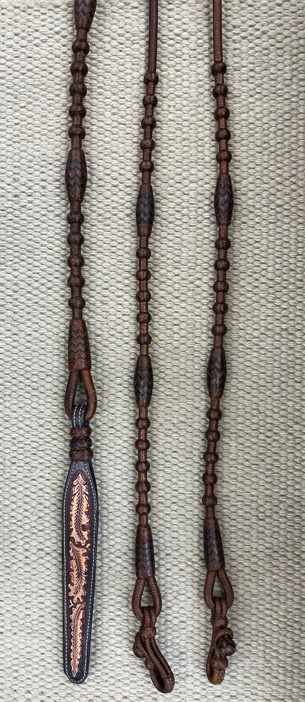 Romal Reins - RR96 - 30 Plait Caramel 110
