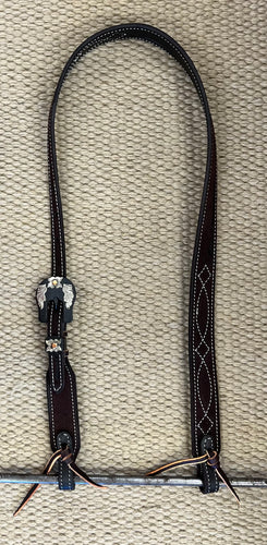 Headstall - HS317 - Pro Choice Gunslinger Split Ear
