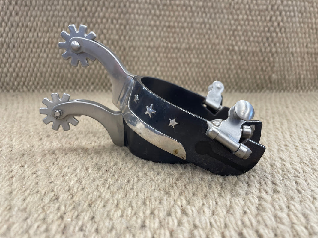 Spurs - SP149 - Cowboy Tack Jonathan Gauthier Short Shank Large Spurs