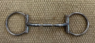 BIT - MB81 - Myler D-Ring Low Port Comfort Snaffle Wide Barrel 5