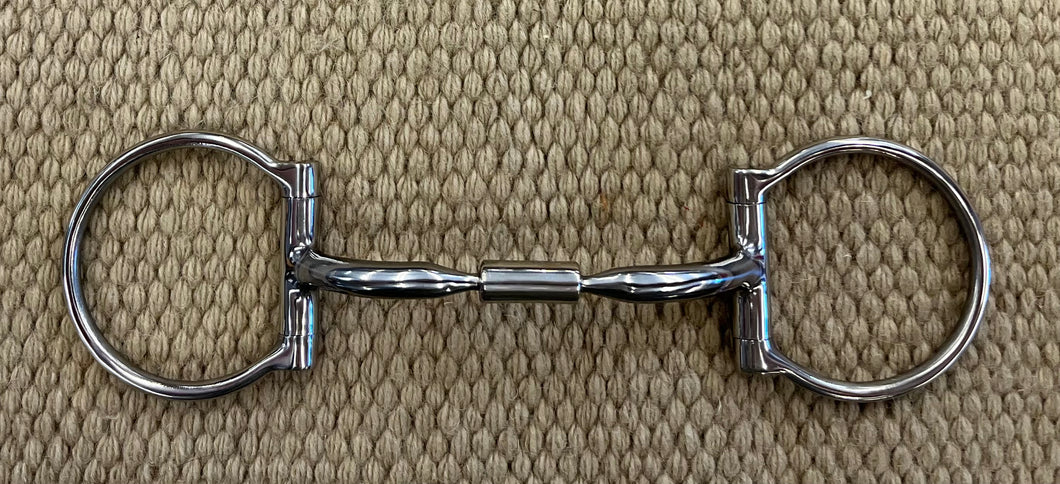 BIT - MB81 - Myler D-Ring Low Port Comfort Snaffle Wide Barrel 5