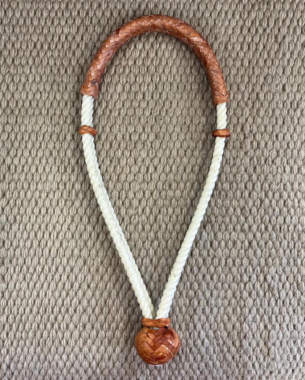 Bosal - B110 - Doubled Bosal w/ Light Brown Knot and Noseband