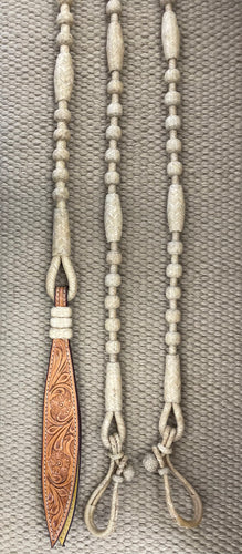 Romal Reins - RR77 - 12 Plait Natural 106