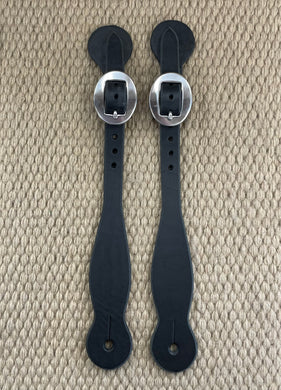 Spur Straps - SPS103 - Plain Black Trailblazer Men's