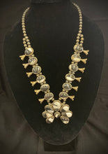 Jewelry - JW01 - White Buffalo Squash Blossom Turquoise Necklace