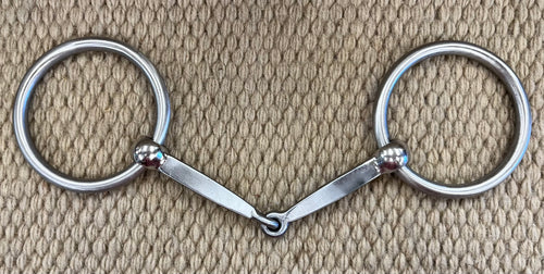 BIT - TB437 - Tom Balding Loose Ring Flatbar Snaffle