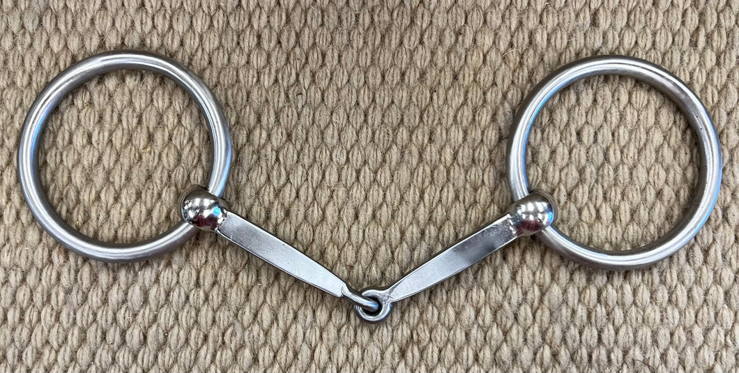 BIT - TB437 - Tom Balding Loose Ring Flatbar Snaffle