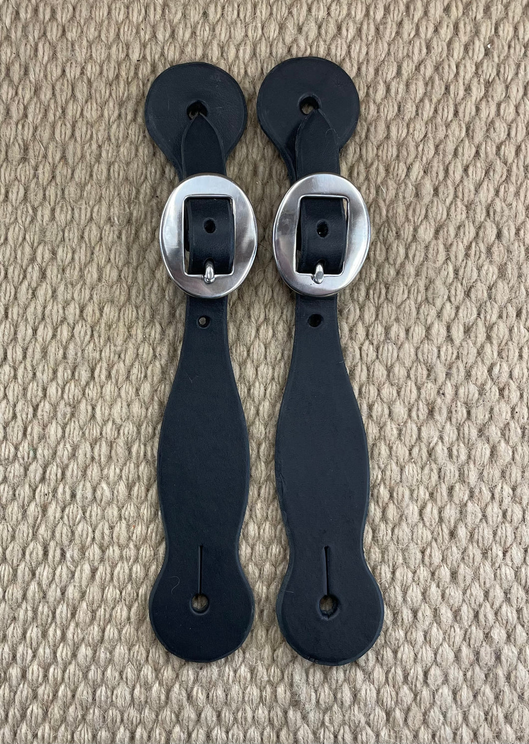 Spur Straps - SPS102 - Plain Black Trailblazer Spur Strap Ladies