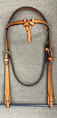 Headstall - HS220 - Light Brown Quick Change Browband