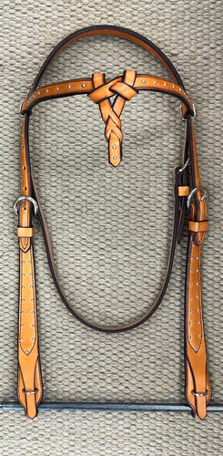 Headstall - HS220 - Light Brown Quick Change Browband