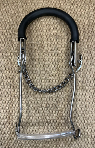 BIT - RM109 - Reinsman Mechanical Hackamore Rubber Noseband
