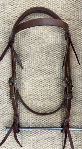 Headstall - HS223 - Cowboy Culture Browband Oiled