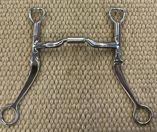 BIT - MB106 - Myler Flat Shank Low Port Comfort Snaffle 5”
