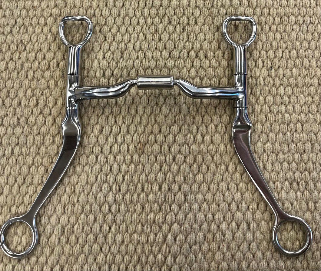 BIT - MB106 - Myler Flat Shank Low Port Comfort Snaffle 5”