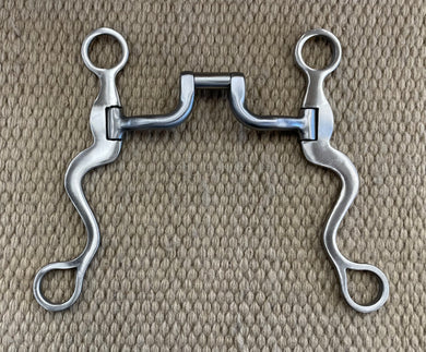 BIT - CE26 - Classic Equine Hinge Port Calvary Shank