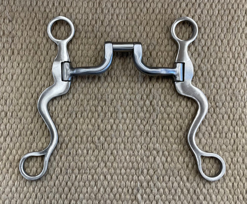 BIT - CE26 - Classic Equine Hinge Port Calvary Shank