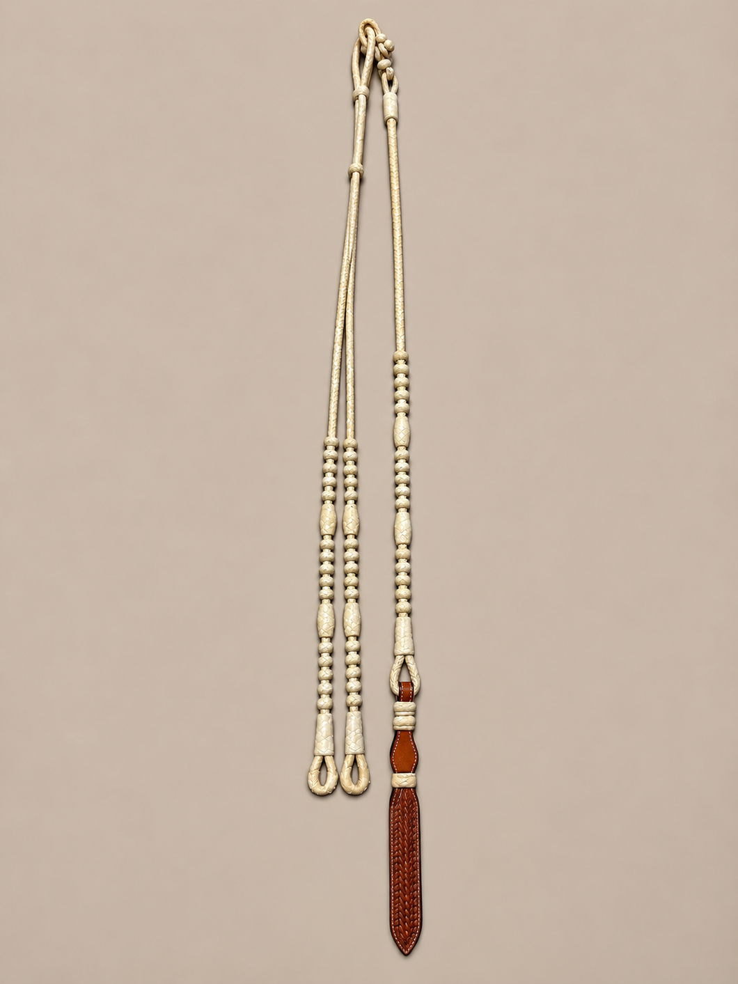 Romal Reins - RR01 - 12 Plait Natural Oklahoma 84