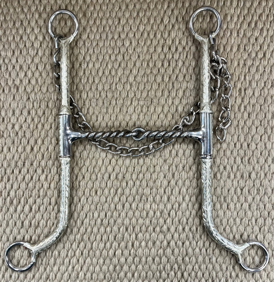 BIT - LV15 - Les Vogt Elevator Twisted Snaffle