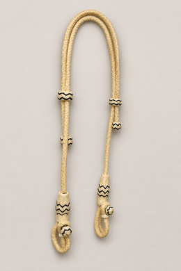 Bosal - H12 - Natural Rawhide Hanger with Black Accents