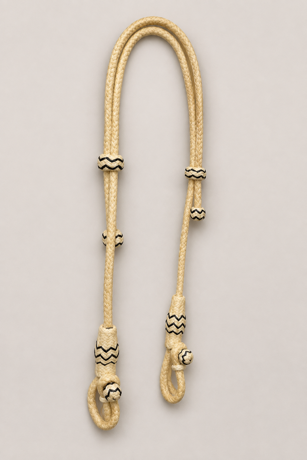 Bosal - H12 - Natural Rawhide Hanger with Black Accents