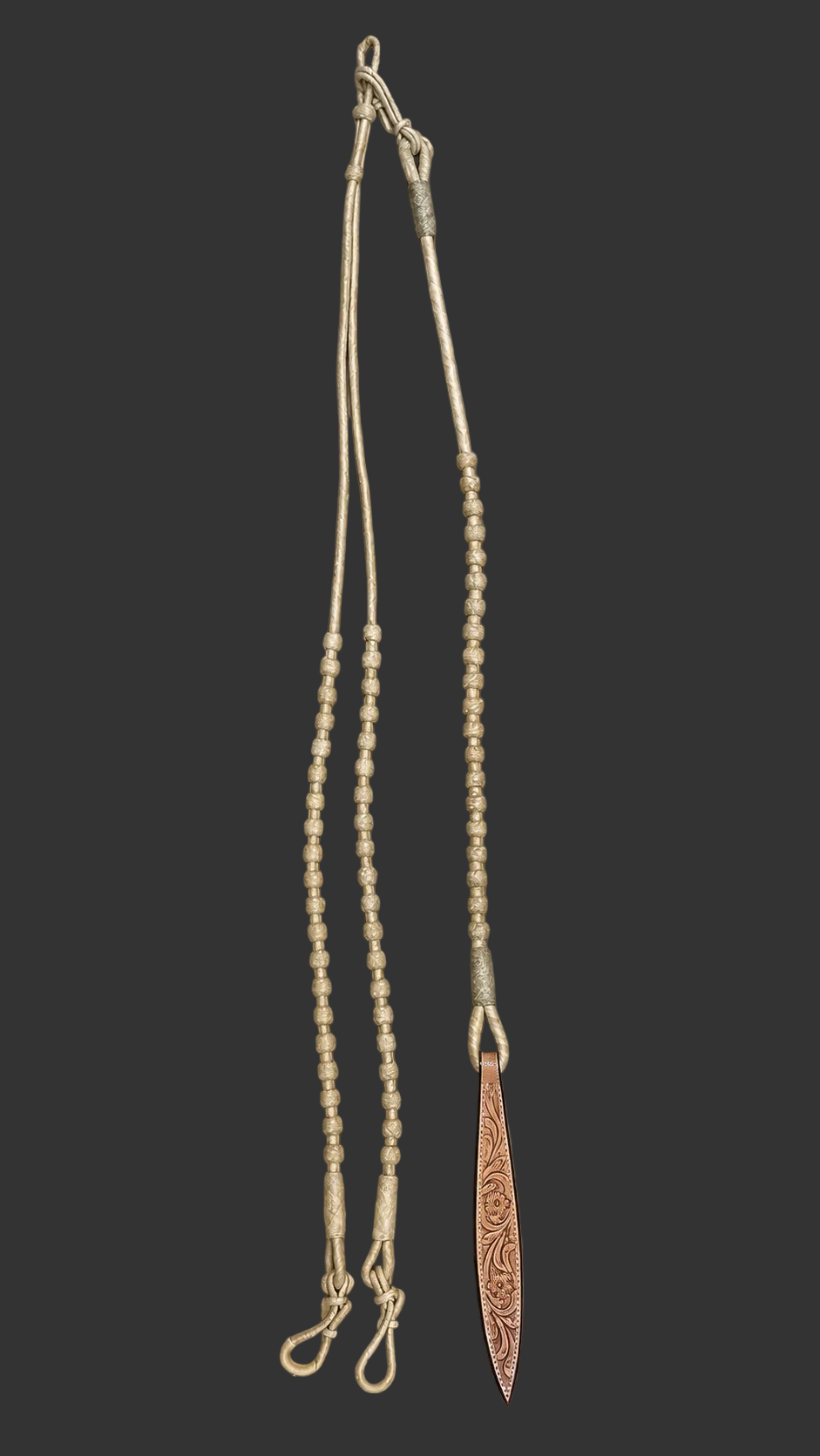 Romal Reins - RR115 - 12 Plait Natural 104