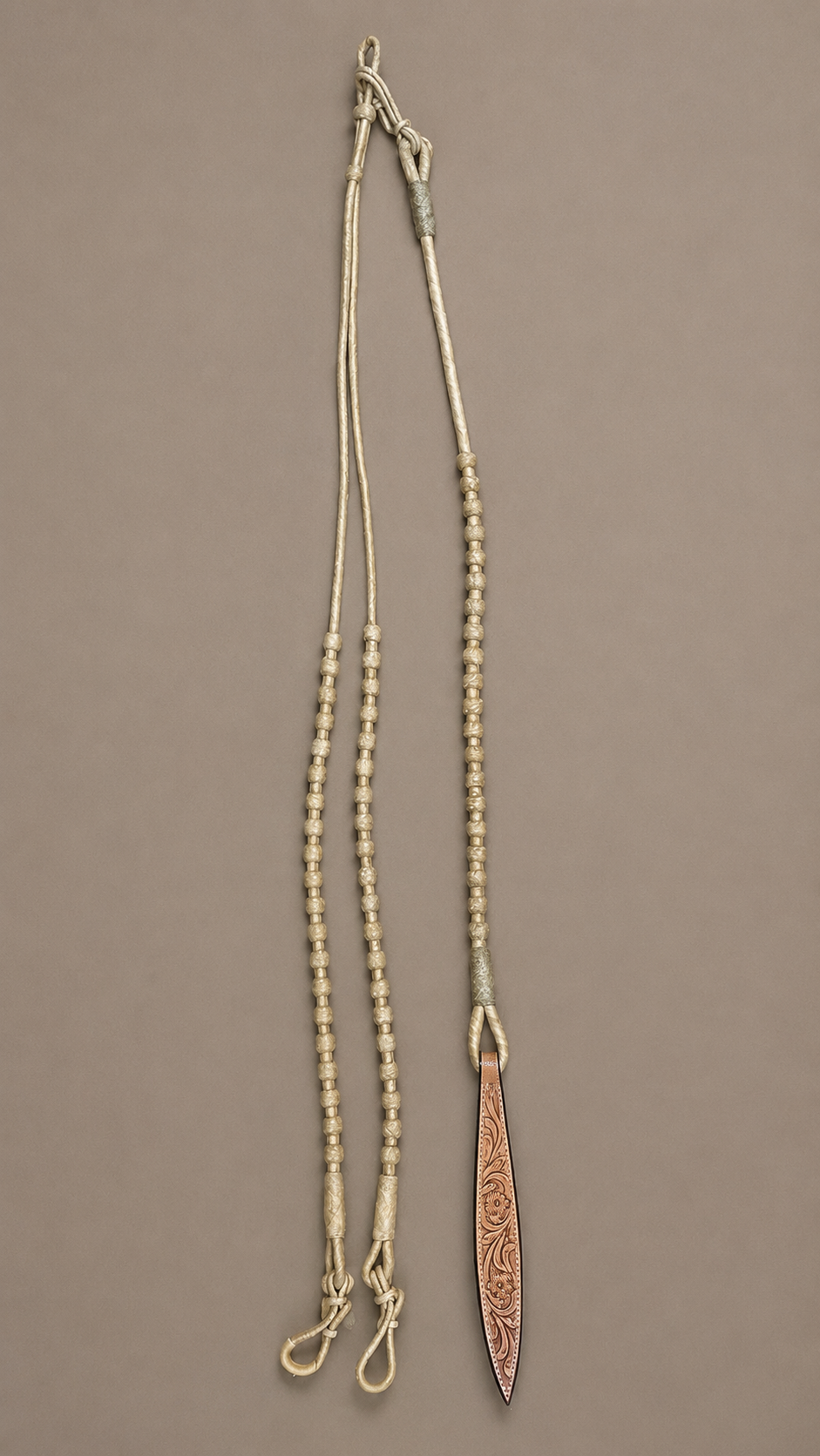 Romal Reins - RR115 - 12 Plait Natural 104