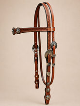 Headstall - HS54 - 5/8" Hansen Yuma Berry