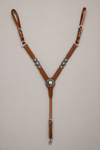 Breast Collar - BC04 - Hansen Silver with Yuma Berry