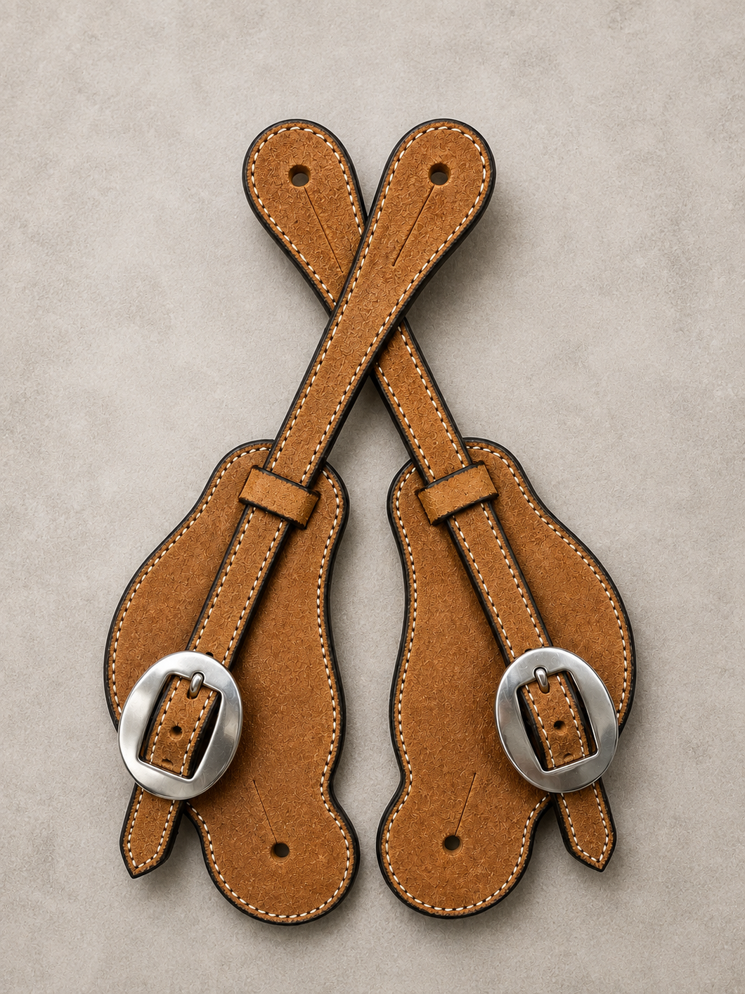Spur Straps - SPS128 - Mens Rough Out Med Oil 5/8