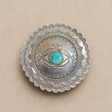 Jewelry - JWR19 - Sterling Silver Robert Marino Turquoise Belt Buckle