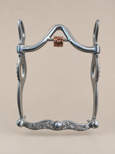 BIT - CE02 - Classic Equine Foundation Shank Cowhorse Bit with Slope Port Roller