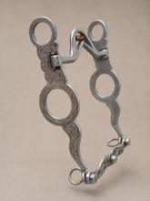 BIT - CE06 - Classic Equine Headsetter Shank Cowhorse Bit with Port Roller