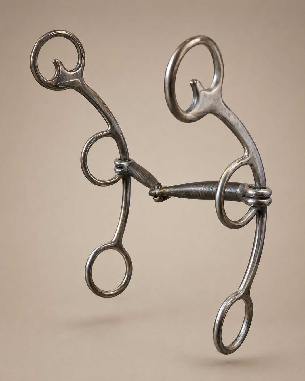 BIT - RM117 - Reinsman Charmayne James Smooth Sweet Iron Snaffle