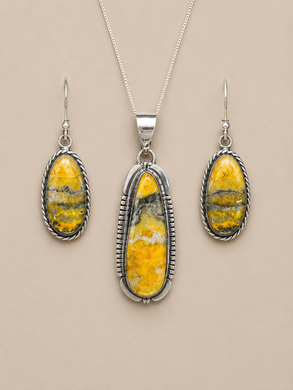 Jewelry - JWR11 - Bumble Bee Jasper Set