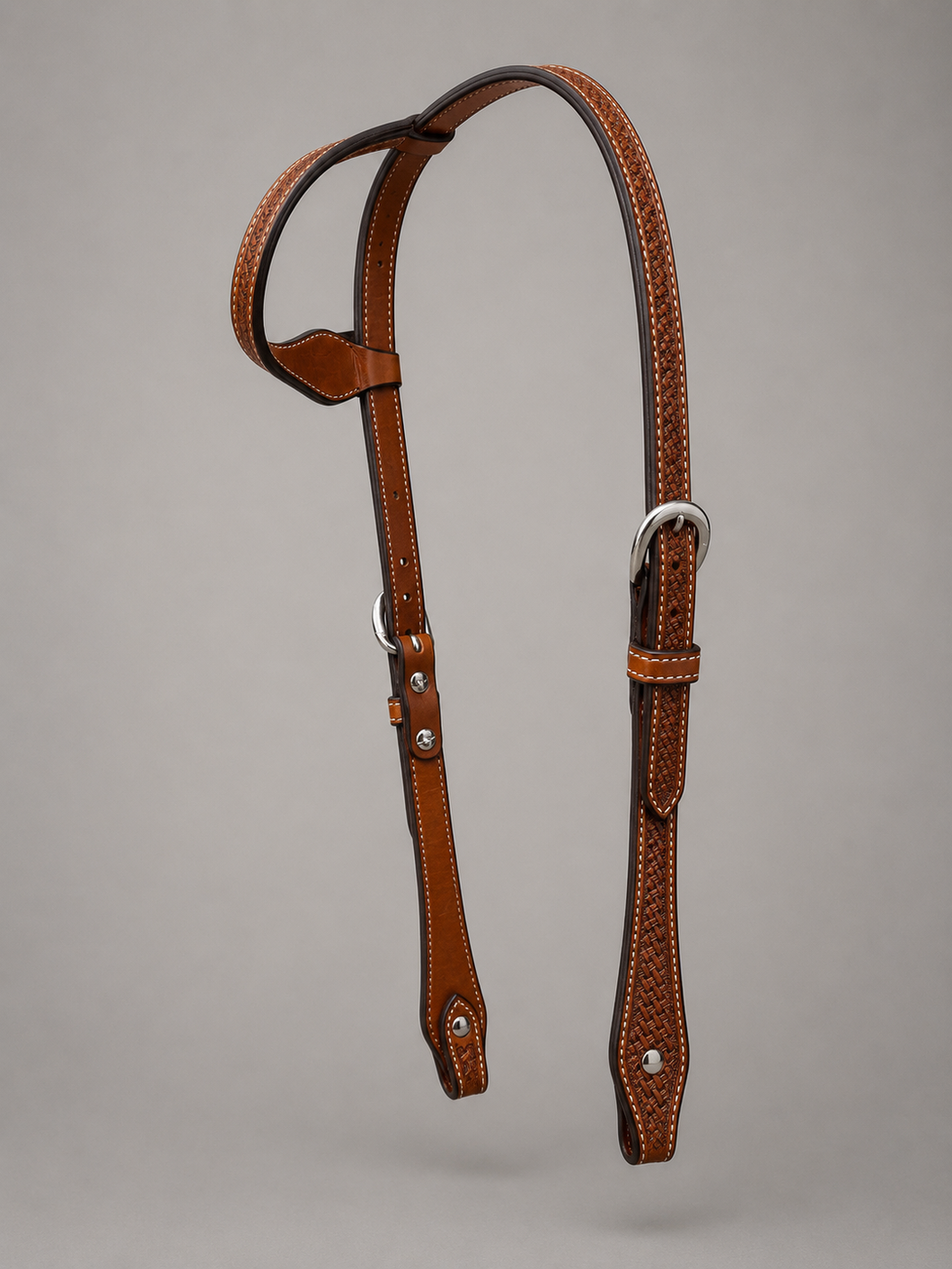 Headstall - HS29 - Basket Medium Oil Sliding Ear