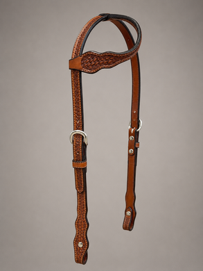 Headstall - HS66 - Basket Antique Sliding Ear