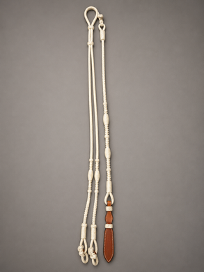 Romal Reins - RR03 - Sierra Way 12 Plait California Style Natural 102