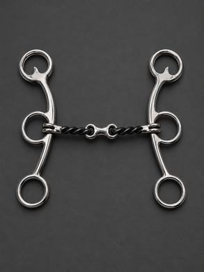 BIT - RM114 - Reinsman Charmayne James Twisted Wire Dog Bone