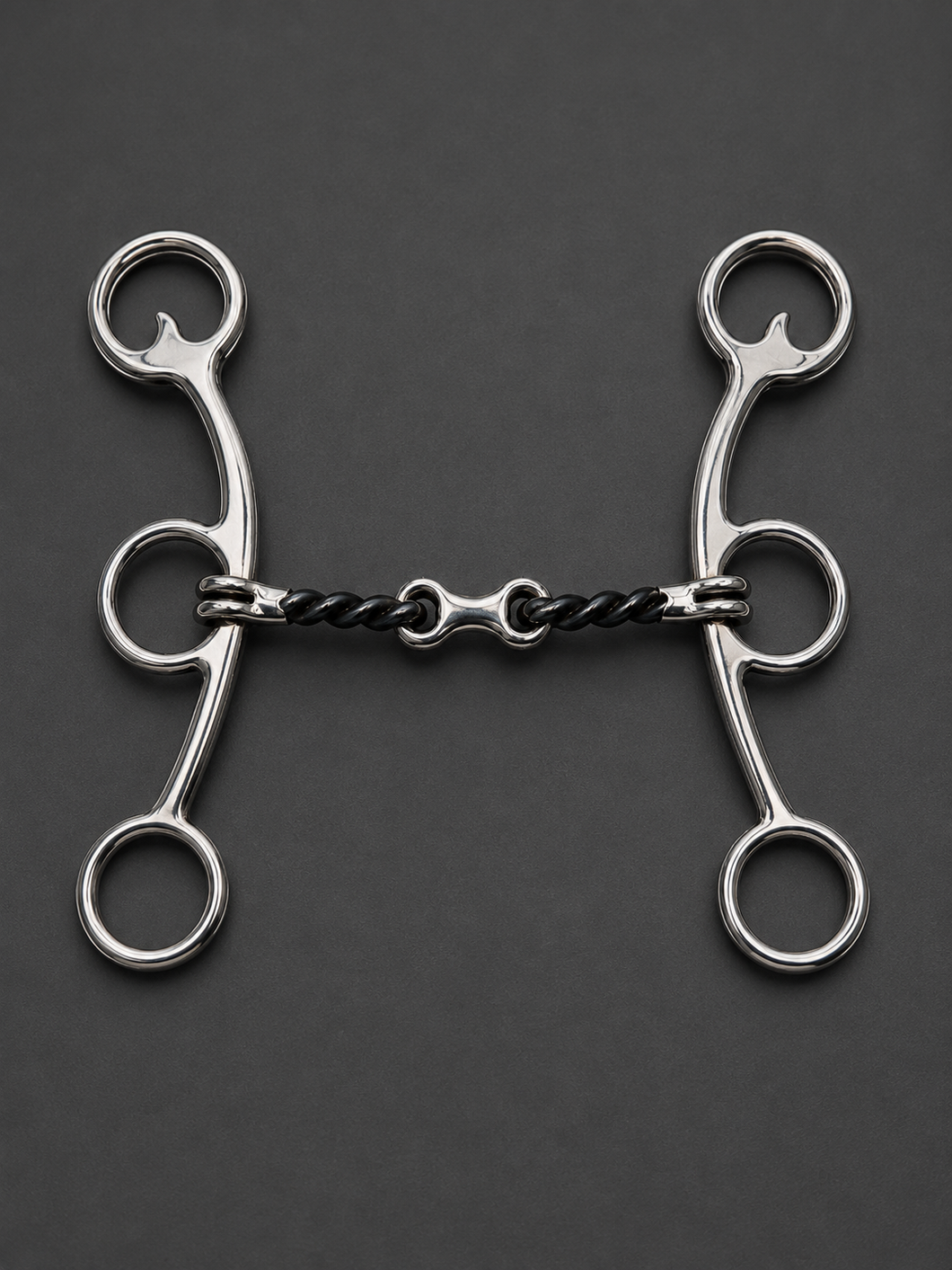 BIT - RM114 - Reinsman Charmayne James Twisted Wire Dog Bone