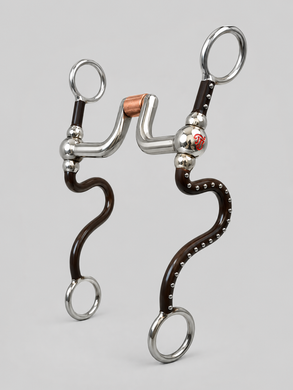 BIT - TB194 - Tom Balding Switchback Clearwater w/ Roller Brown Floral with Dots