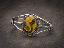Jewelry JWR12 - Bumble Bee Jasper Sterling Silver Cuff