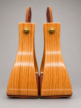 Stirrups - STP32 - Nettles 3 1/2" Flat-Bottom Varnish