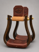 Stirrups - STP76 - Nettles 2.5" Flat Bottom Torched Body Cocoa Edge Matte