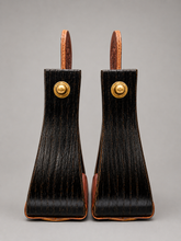 Stirrups - STP76 - Nettles 2.5" Flat Bottom Torched Body Cocoa Edge Matte